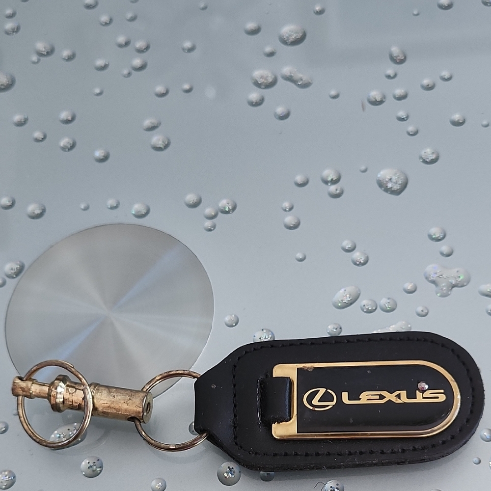 Lexus Black and Gold Keychain